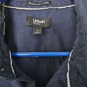 Mens blue button-up Urban shirt